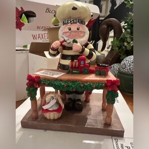 Hershey's Collectible Santa Working On Toys
